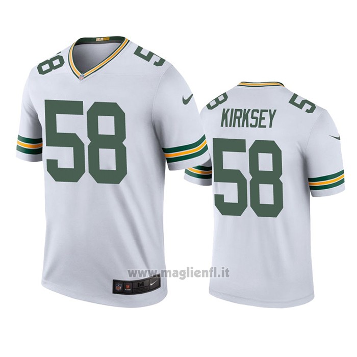 Maglia NFL Legend Green Bay Packers Christian Kirksey Bianco Color Rush